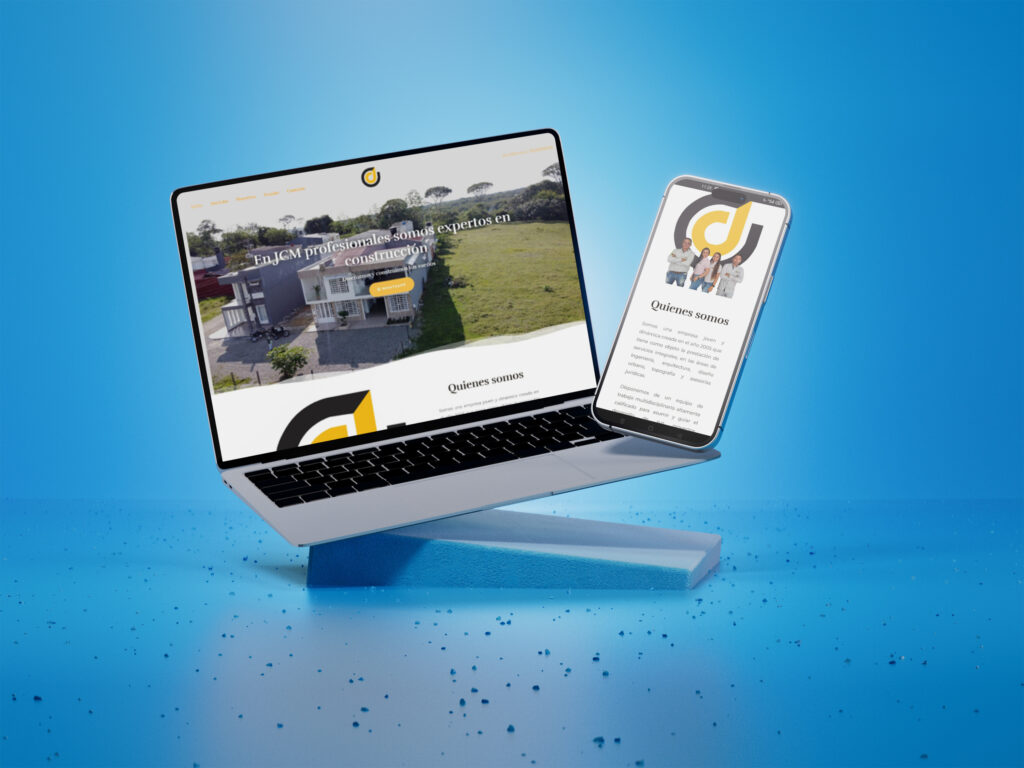 Minimalismo en el diseño web: menos es más 1 My mockup 174 from Electronic Devices 3D Mockup Kit